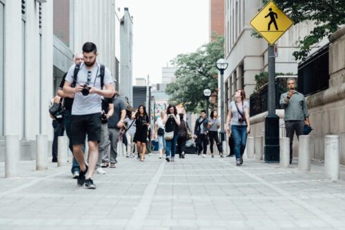 pedestrian walking street