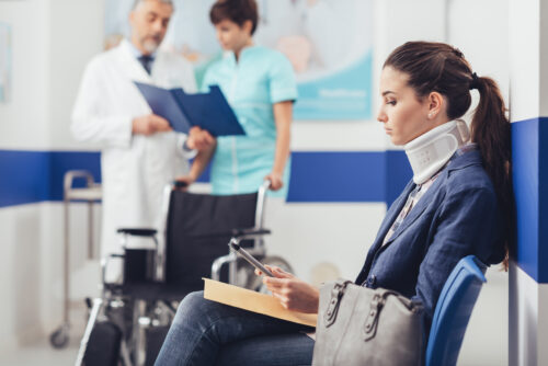 woman injury hospital